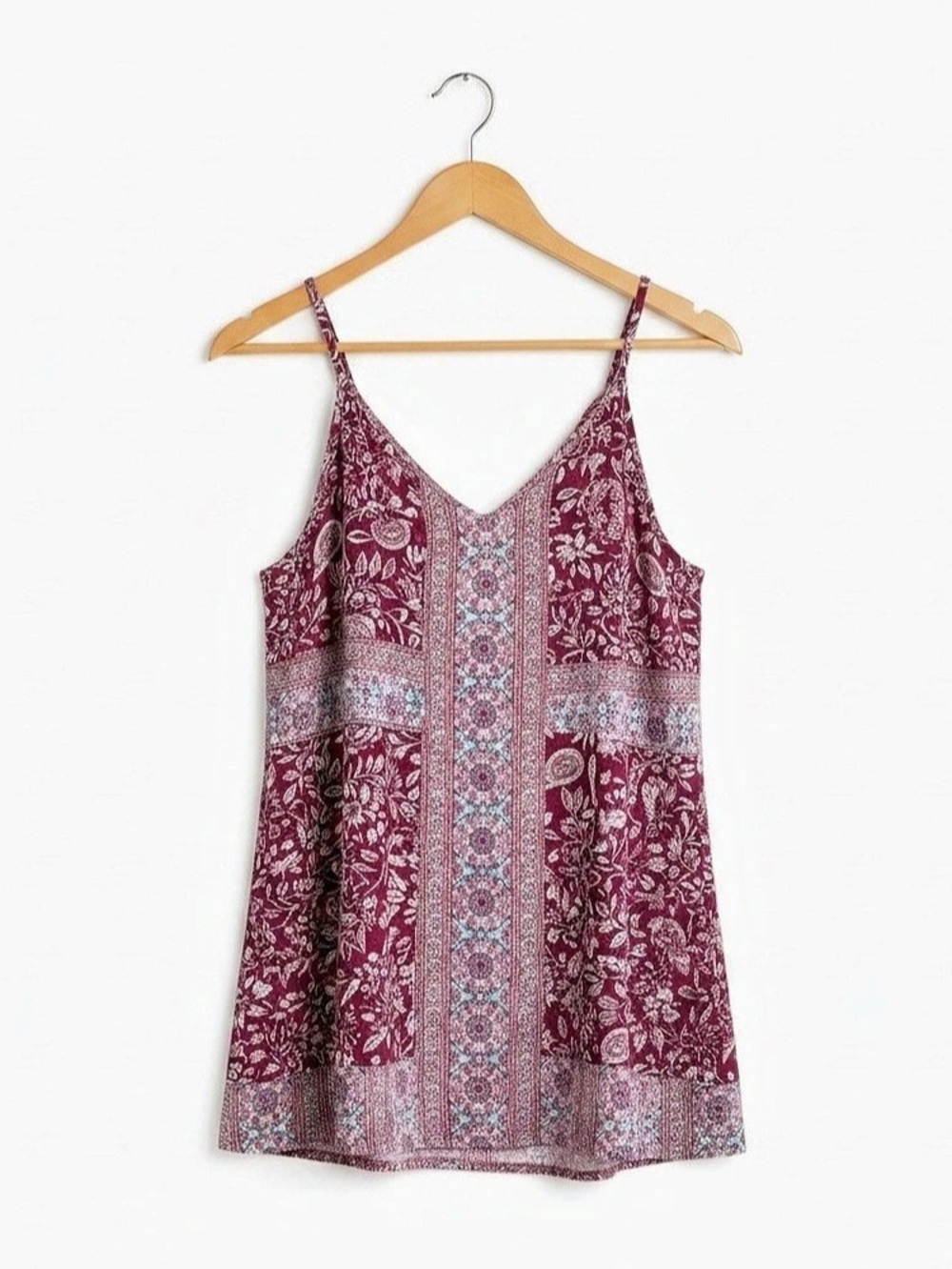 Floral Cami in Pink & Blue Like New